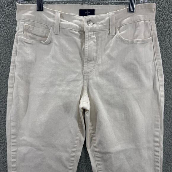 NYDJ Women's White Ankle Jeans Size 6 Life Tuck Technology Stretch Denim - Picture 2 of 14